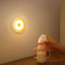 3pcs LED Under The Cabinet Light, Adjustable Cob Night Lights, Remote Control, Wardrobe Closet Kitchen & 1pc Controller - Yellow - View 4