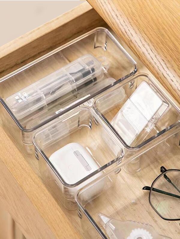 1pc Clear Drawer Storage Box SHEIN USA