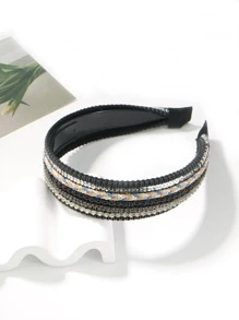 Phụ nữ trang trí hạt trang trí chi tiết bện băng đô thời trang để trang trí tóc - Nhiều màu - Xem 1