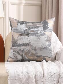 Miater 1入組幾何提花人造絲枕套 - 彩色 - 查看 5