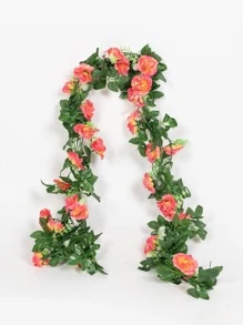 1/3PCS Giỏ hoa hồng nhân tạo trang trí tiệc cưới tiệc sinh nhật trang trí tiệc trang trí nhà phòng ăn phòng ngủ bệ cửa sổ trang trí dây leo trang trí ngày lễ tình nhân trang trí năm mới vườn ngoài trời - Màu Hồng  Dưa hấu - Xem 6