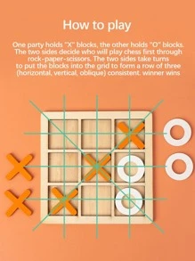 1盒井字遊戲遊戲 - 橘色 - 查看 5