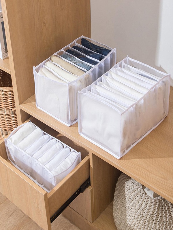 1pc Multi-Grid Underwear Storage Box  Decorations   Autumn Decor Festival Decor Room Decor Home Decor Fall Decor Bedroom Decor