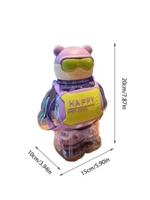 1pc Cartoon Bear Shaped Water Bottle