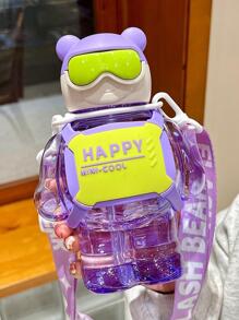 1pc Cartoon Bear Shaped Water Bottle