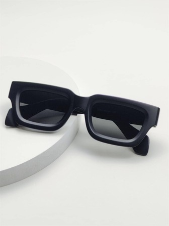 1pc Geometric Decor Fashionable Eyeglasses Casual Shades Accessories Beach Accessories Glasses Shades For Summer Beach Vacation,Outdoor,Travel