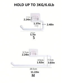 מתלה לאחסון רקמות רגיל 1 יחידות - trắng - Xem 4