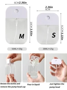 1pc Clear Spray Bottle - Clear - View 2