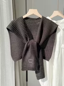 1pc Women Hollow Out Multifunctional Fashionable Dickey Collar For Daily Decoration