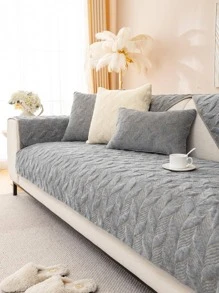 1 件雪尼爾刺繡沙發墊 - 灰色 - 查看 2