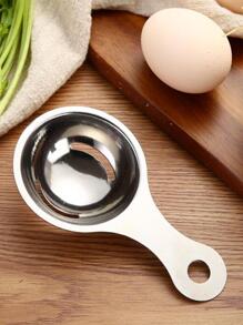 1pc Stainless Steel Egg Separator - Silver - View 2