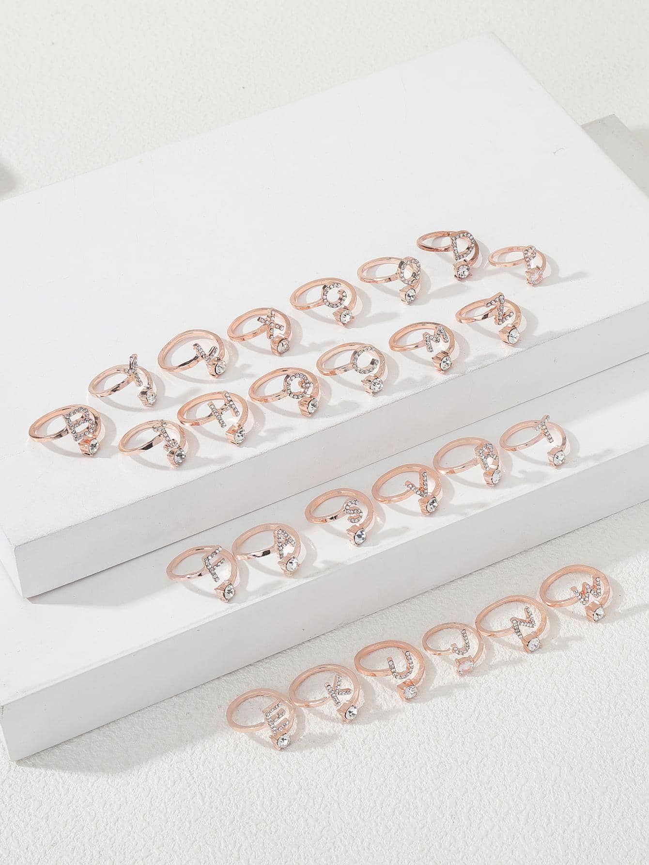 1 chiếc vòng tay trang trí bằng đá rhinestone - Hoa hồng vàng - Xem 1