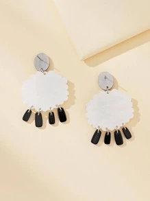 1pair Fashion Sheep Decor Drop Earrings For Women For Daily Decoration - Multicolor - View 3