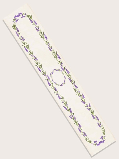 Floral Embroidered Table Runner