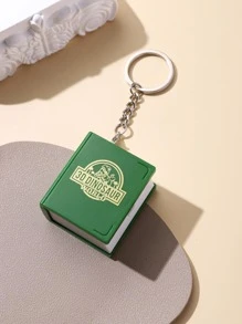 1 Móc Khóa Sách Mini 3D Hoa Văn Ngẫu Nhiên, Móc Khóa Giải Nén Sáng Tạo Thông Thường - Nhiều màu - Xem 5