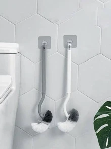 1pc Multifunction Toilet Cleaning Brush - Multicolor - View 2