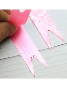 10 Chiếc Kim Loại Gói Quà Kéo Hoa Đơn Giản Nhựa Gói Quà Nơ Trang Trí Nhà Cửa - Màu tím - Xem 3