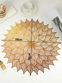 1 cái Thảm trải sàn thiết kế hình hoa rỗng - Hoa hồng vàng - Xem 4