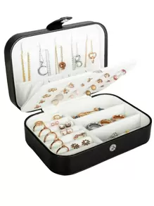 1入組多格首飾收納盒 - 黑色 - 查看 1