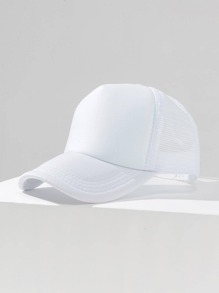 1 szt. Jednokolorowa czapka baseballowa z siateczki Snapback, losowy styl