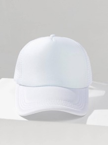1 szt. Jednokolorowa czapka baseballowa z siateczki Snapback, losowy styl