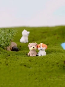 5入組狗狗設計園林裝飾擺件