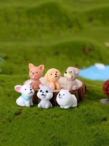 5入組狗狗設計園林裝飾擺件