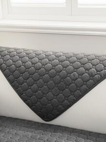Bộ 1 Khăn Sofa chống trượt có chi tiết chần bông, Đệm ghế Sofa Polyester màu xám đậm, Hoàn hảo cho tất cả các mùa - Màu xám đen - Xem 6