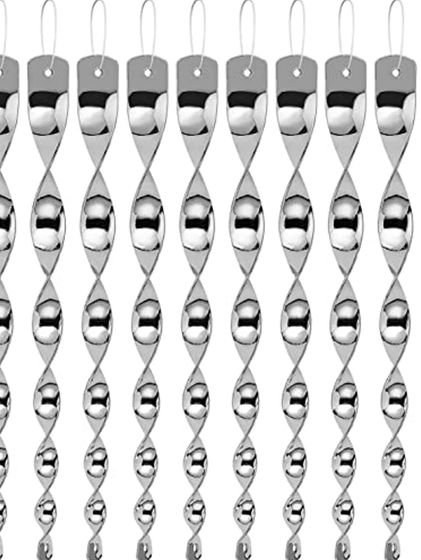 1pc Spiral Design Bird Repellent Stick - Silver - View 1