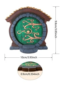 1 pieza Artesanía de decoración de jardín con diseño de tortuga - Multicolor - Ver 5