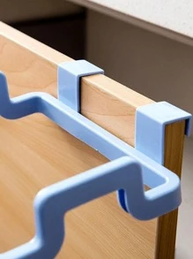 1 件厨房橱柜门后挂式垃圾桶支架塑料袋架垃圾桶支架（颜色随机，重量范围：0-1.5 公斤），家居装饰，圣诞礼物，家居礼品，房间装饰