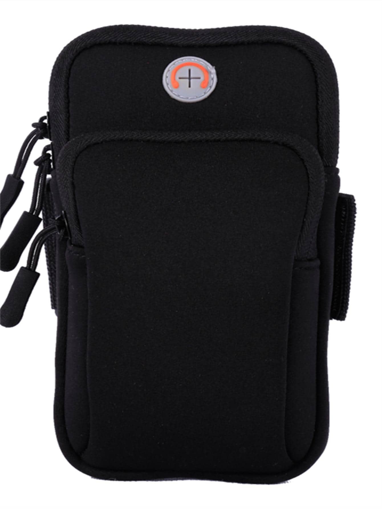 6.5 Inch Waterproof Running Arm Bag - Black - View 1
