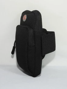 6.5 Inch Waterproof Running Arm Bag - Black - View 5