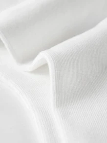 1pair Men Dragon Pattern Fashion Crew Socks For Daily Life, Fall - Black and White - View 5