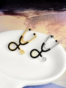 2pcs Stethoscope Decor Scarf Ring - Multicolor - View 4