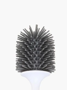 1pc White Toilet Brush - White - View 3