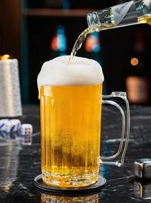 1pc Clear Beer Cup - Clear - View 3