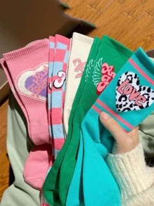 Calcetines Deportivos de Mujer - Multicolor - Ver 3