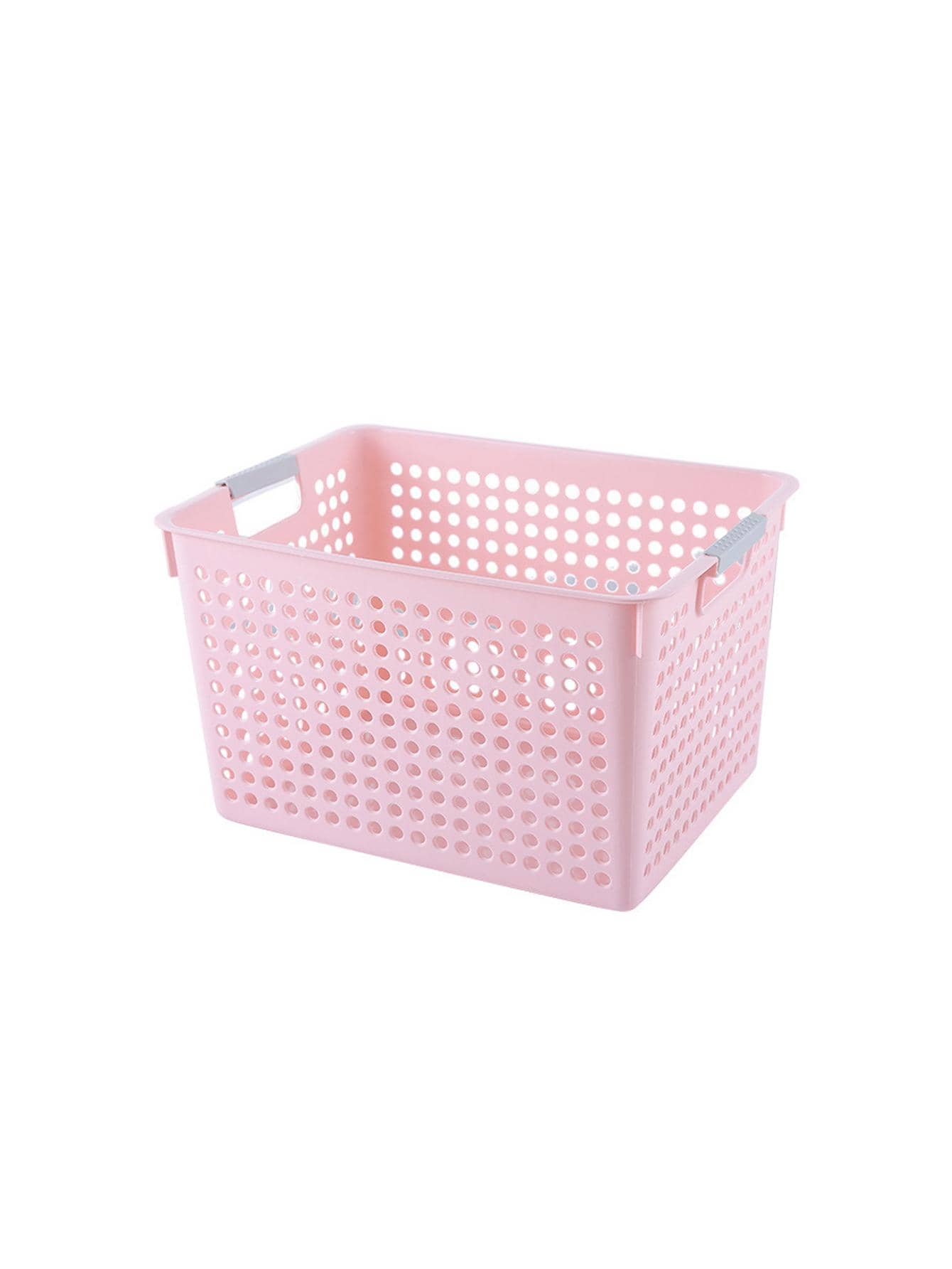 1pc Pink Hollow Desktop Organizer - Pink - View 1