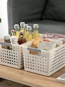 1pc Green Hollow Desktop Organizer - Green - View 6