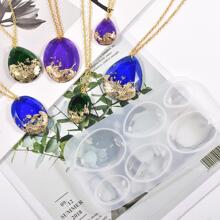 1 pieza Molde de silicona con forma de gota de agua para manualidades - Blanco - Ver 6