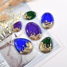 1 pieza Molde de silicona con forma de gota de agua para manualidades - Blanco - Ver 4