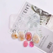 1 pieza Molde de silicona con forma de gota de agua para manualidades - Blanco - Ver 2