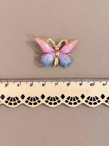 5入組女孩蝴蝶裝飾鴨嘴夾適用於頭髮裝飾用品 - 彩色 - 查看 5