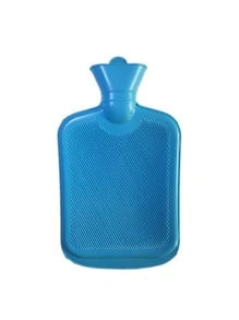 1入組橡膠熱水藍色的便攜防燙熱水袋適用於家庭 - 藍色 - 查看 5