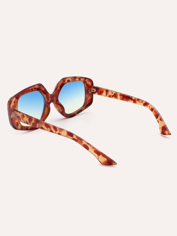 Tortoiseshell Frame Sunglasses SHEIN USA