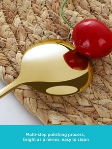 2pcs Stainless Steel Cutlery Set, Simple Two Tone Utensil Set For Kitchen - Red - View 5