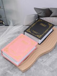 1pc Letter Graphic Photo Album, Vintage Multi-layer Photo Case For Photo, Card Storage - Multicolor - View 6