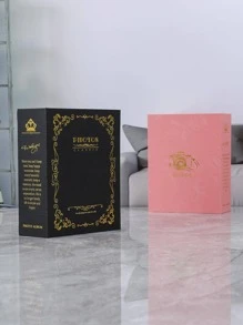 1pc Letter Graphic Photo Album, Vintage Multi-layer Photo Case For Photo, Card Storage - Multicolor - View 5