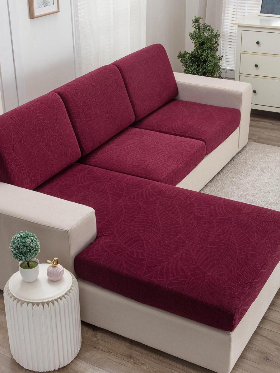1 Máy Tính Chắc Chắn Dạ Nỉ Sofa Ghế Đệm Hiện Đại Polyester Chống Thấm Sofa Đệm Cho Gia Đình - Màu Đỏ Sâu - Xem 1